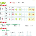 默写日日清最新部编版1~6年级语文上下册电子文档Word版